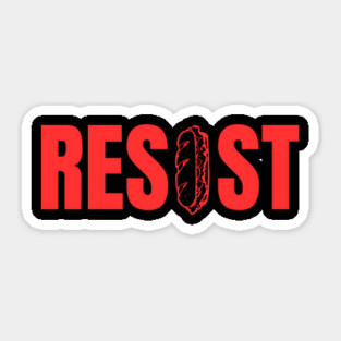 Resist Sandwich – Bold Protest Street Style Sticker