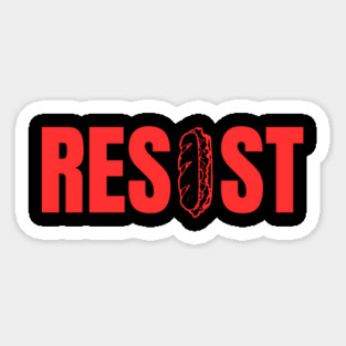 Resist Sandwich – Bold Protest Street Style Magnet
