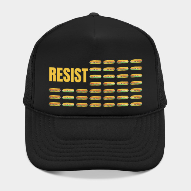 Resist Sandwich American Flag Parody by Creatifly Graphic Tees