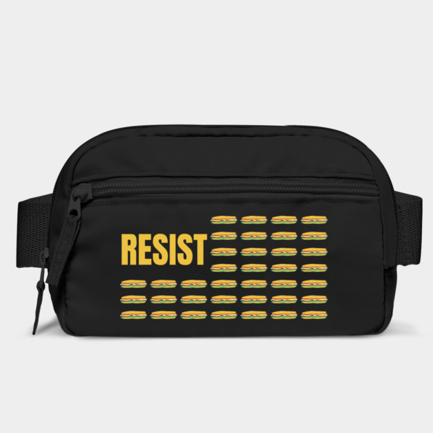 Resist Sandwich American Flag Parody by Creatifly Graphic Tees