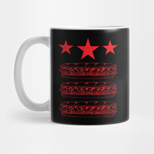 DC Flag Sandwich Parody by Creatifly Graphic Tees