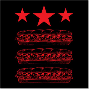 DC Flag Sandwich Parody Posters and Art