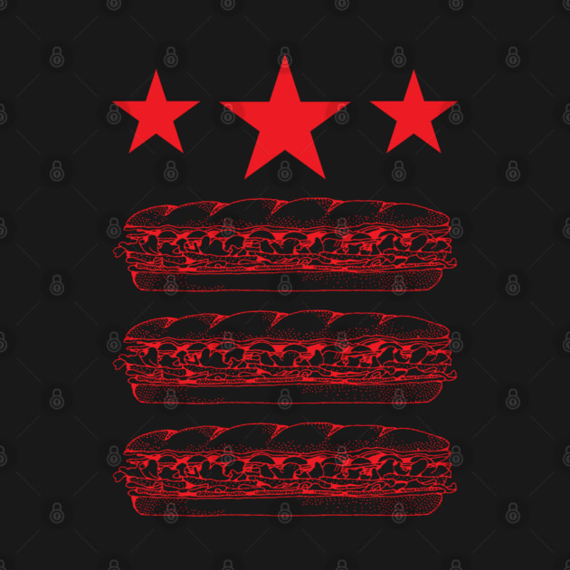 DC Flag Sandwich Parody by Creatifly Graphic Tees