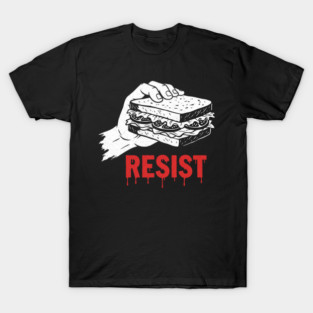 Sandwich Guy Resist – Funny Sandwich Protest Humor T-Shirt