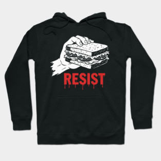 Sandwich Guy Resist – Funny Sandwich Protest Humor Hoodie