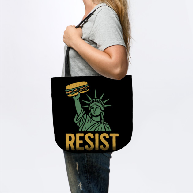 Sandwich Guy Resist – Statue Of Liberty by Creatifly Graphic Tees