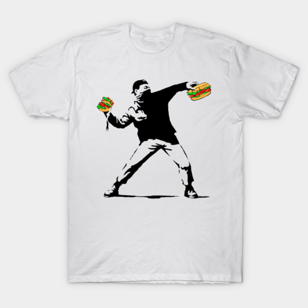 Sandwich Guy Resist - Funny Protest Food Meme T-Shirt by Creatifly Graphic Tees
