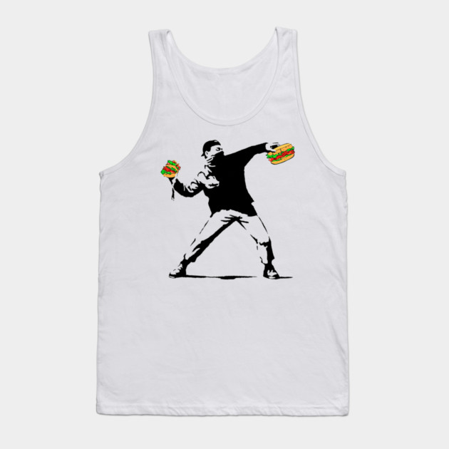 Sandwich Guy Resist - Funny Protest Food Meme Tank Top by Creatifly Graphic Tees