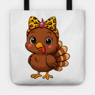Matching Thanksgiving Turkey – Women & Girl Set Tote