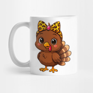 Matching Thanksgiving Turkey – Women & Girl Set Mug