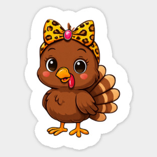 Matching Thanksgiving Turkey – Women & Girl Set Magnet