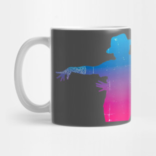 Iconic Pop Glove – Retro Music Tee Mug