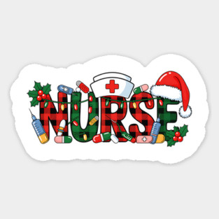 Nurse Christmas Design Magnet