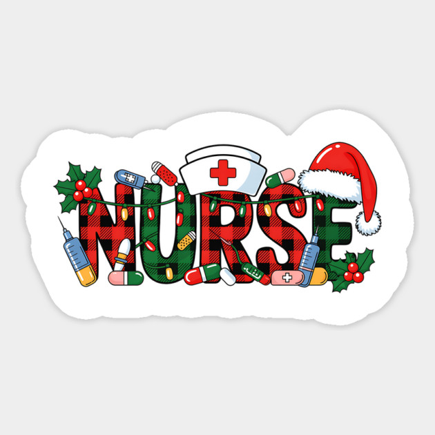 Nurse Christmas Design Magnet by UrbanLifeApparel
