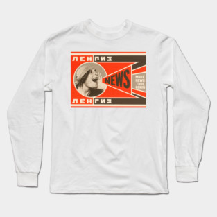 Soviet Propaganda Tee - Make News True Again Long Sleeve T-Shirt