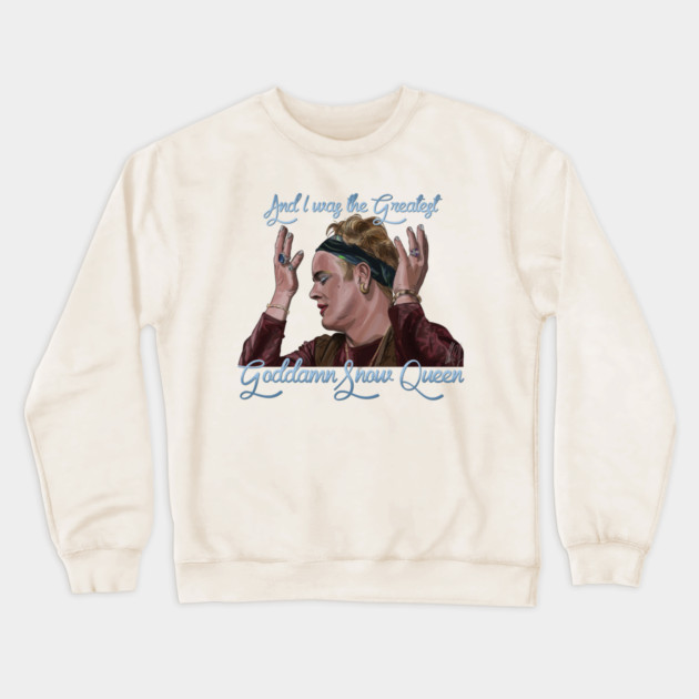 Flawless: The Greatest Goddamn Snow Queen Crewneck Sweatshirt by 51Deesigns