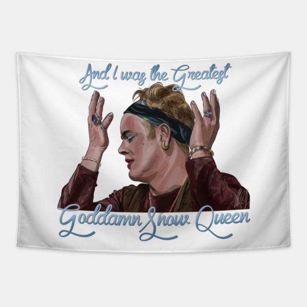 Flawless: The Greatest Goddamn Snow Queen Tapestry by 51Deesigns