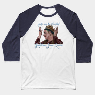 Flawless: The Greatest Goddamn Snow Queen Baseball T-Shirt