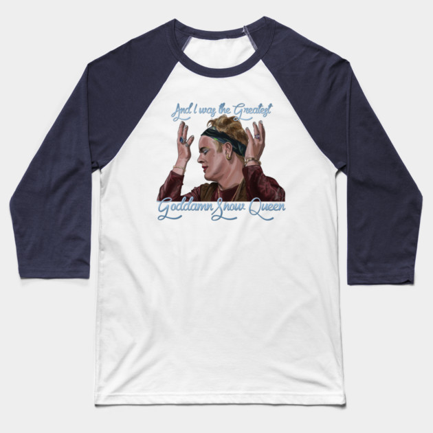 Flawless: The Greatest Goddamn Snow Queen Baseball T-Shirt by 51Deesigns