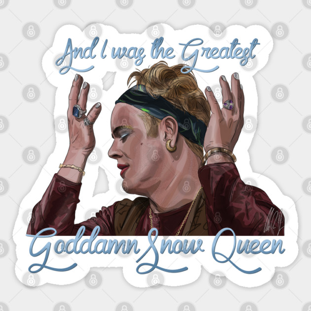 Flawless: The Greatest Goddamn Snow Queen Sticker by 51Deesigns