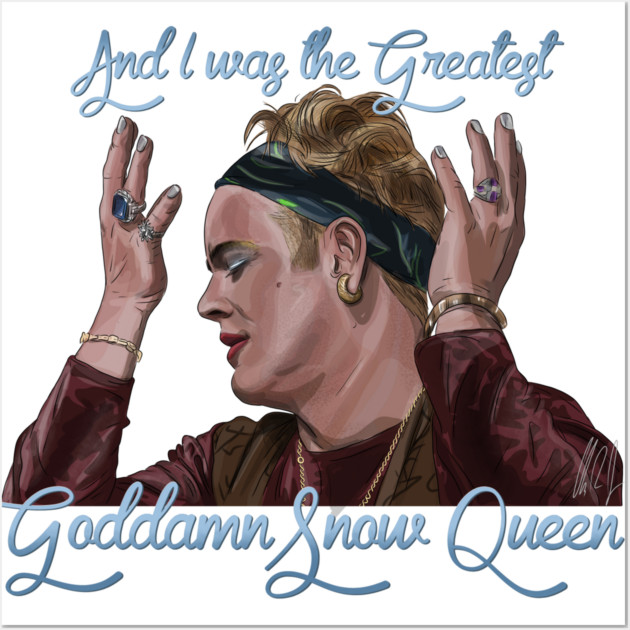 Flawless: The Greatest Goddamn Snow Queen Wall Art by 51Deesigns