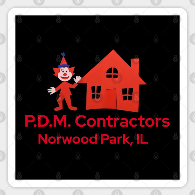 PDM Contractors Sticker by Low Life Shirts