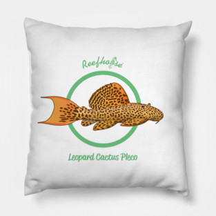 Leopard Cactus Pleco Pillow