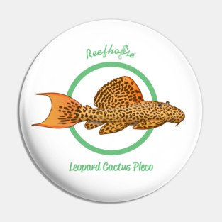 Leopard Cactus Pleco Pin