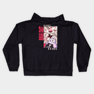 Hazbin Hotel Angel Dust Kids Hoodie