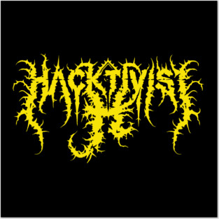 The new Logo Hacktivist Band Posters and Art