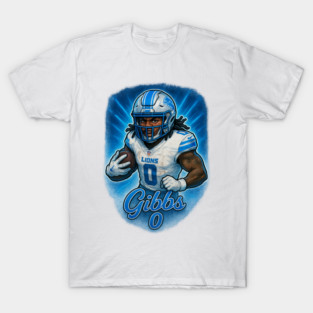 Jahmyr Gibbs Caricature Shirt T-Shirt