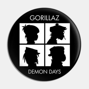 Gorillaz Band Pin