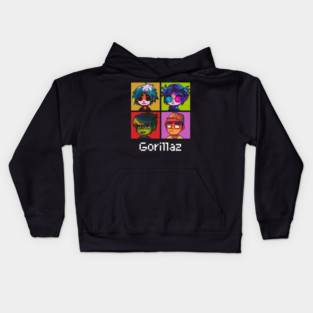 Gorillaz Band Kids Hoodie