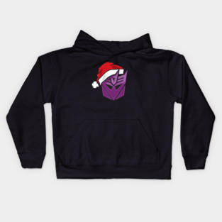 Transformers Decepticon Santa Hat Christmas Kids Hoodie
