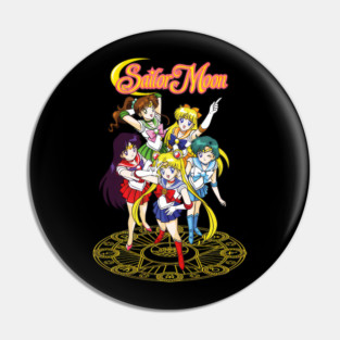 Sailor Moon Team With Magic Circle Pin