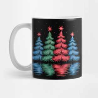 Guitar Is My Yoga Christmas Modern Christmas Tree Mug