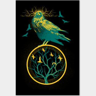 Raven Tree of Life Posters and Art