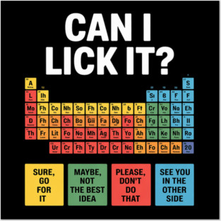 Can I Lick It Posters and Art