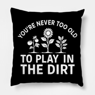 gardening funny Pillow