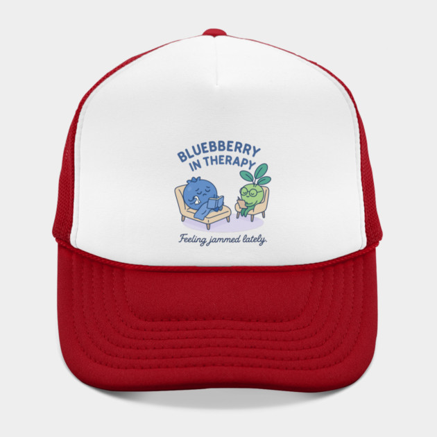 Blueberry in Therapy Shirt | Garden Therapy Collection by Leaf & Lee – Funny Mental Health Tee for Self Care & Therapy Humor Lovers by Anne Lee