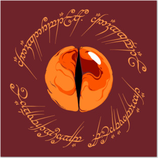 Sauron ring Posters and Art