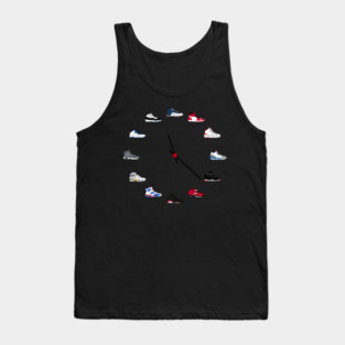 Jordans Sneakers Clock Tank Top