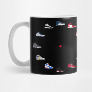Jordans Sneakers Clock Mug