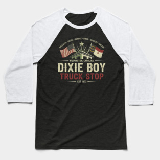 Dixie Boy Truck Stop Baseball T-Shirt