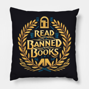 Read Banned Books Pillow