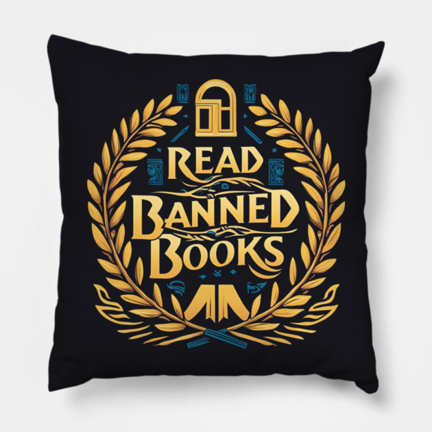 Read Banned Books Pillow by Charles's Store 8