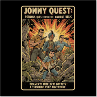 Retro Jonny Quest Posters and Art