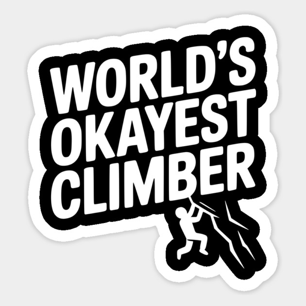 World’s Okayest Climber Magnet by Frank Ring