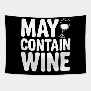May Contain Wine Tapestry