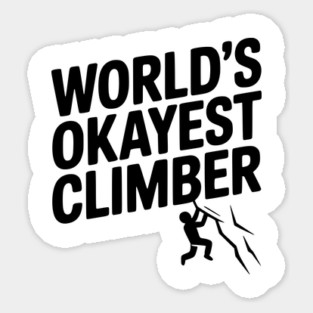 World’s Okayest Climber Magnet